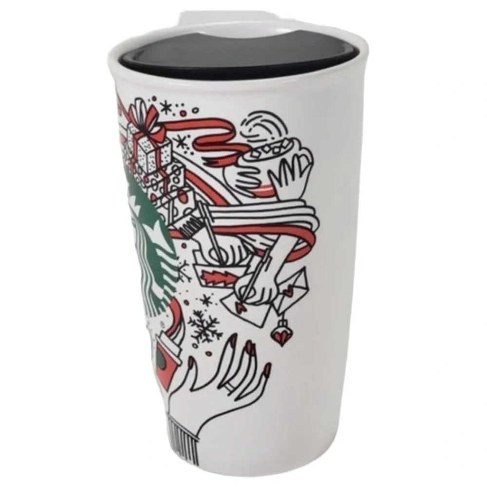 STARBUCKS CERAMIC 2017 HOLIDAY TUMBLER